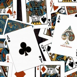 Mazzo di carte Plastic Paisley Poker Red Playing Cards by Dutch Card House Company