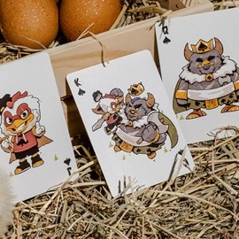 Mazzo di carte BICYCLE CHKNS & CROWNS PLAYING CARDS