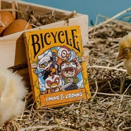 Mazzo di carte BICYCLE CHKNS & CROWNS PLAYING CARDS