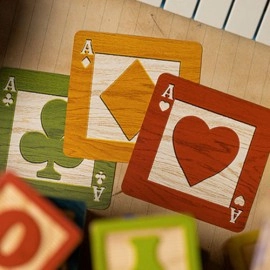 Mazzo di carte Black Alphabet Blocks Playing Cards by Kings Wild Project