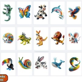 JUMBO ACROSS CARD aLExGO! by Carlos Sicilia