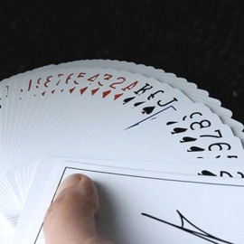 Signature Playing Cards- Third Edition (White) by Jordan Victoria