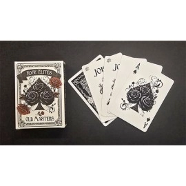 Mazzo di carte Rose Elites - Old Masters (Black) Marked Deck Playing Cards