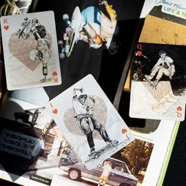 Mazzo di carte LANCE MOUNTAIN SKATING SKELETONS PLAYING CARDS