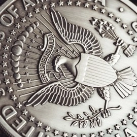 Bacon Jumbo Coin (Half Dollar) by Bacon Magic