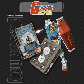 Mazzo di carte Bicycle Gundam rx78 Playing Cards