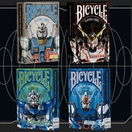 Mazzo di carte Bicycle Gundam rx78 Playing Cards
