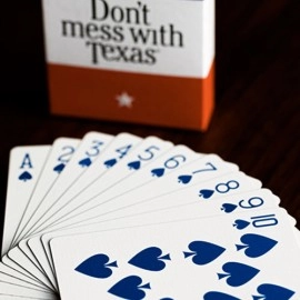 Mazzo di carte DON'T MESS WITH TEXAS™ PLAYING CARDS by Fultons