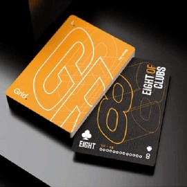 Mazzo di carte Grid Series Six- Typographic Playing Cards