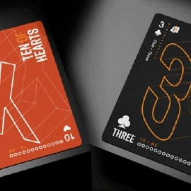 Mazzo di carte Grid Series Six- Typographic Playing Cards