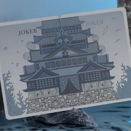 Mazzo di carte Urashima Tarou (Blue) Origami Playing Cards