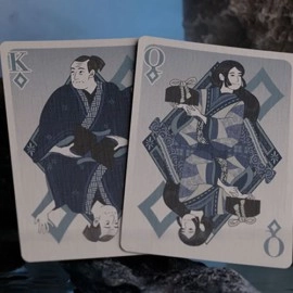 Mazzo di carte Urashima Tarou (Blue) Origami Playing Cards