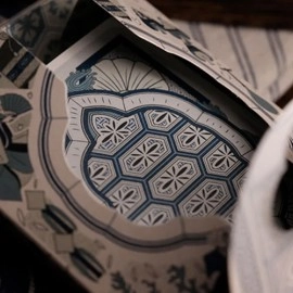 Mazzo di carte Urashima Tarou (Blue) Origami Playing Cards