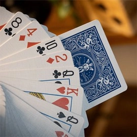 SURE SPLIT Invisible Deck Bicycle (Blue) by Murphy's Magic