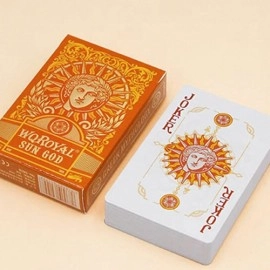 Mazzo di carte Sun God Greek Mythology Themed Orange Edition Playing Cards