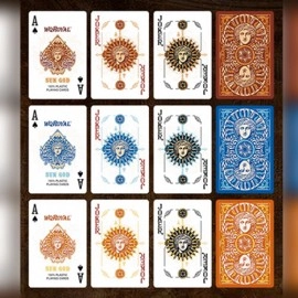 Mazzo di carte Sun God Greek Mythology Themed Blue Edition Playing Cards