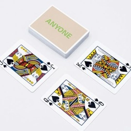 Mazzo di carte Beige/Green Cap Logo ANYONE Playing Cards