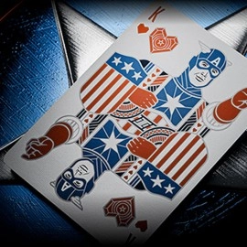Mazzo di carte Captain America Playing Cards by Theory11