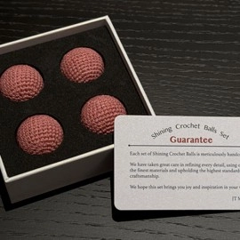 Shining Crochet Balls (Light Pink) by JT Magic