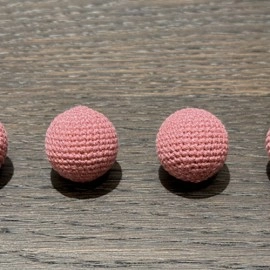 Shining Crochet Balls (Light Pink) by JT Magic