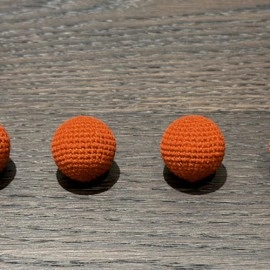 Shining Crochet Balls (Red) by JT Magic