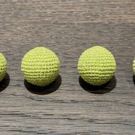 Shining Crochet Balls (Grass Green) by JT Magic