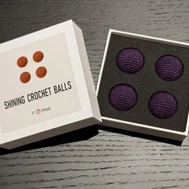 Shining Crochet Balls (Dark Purple) by JT Magic