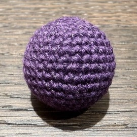 Shining Crochet Balls (Dark Purple) by JT Magic