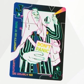 Mazzo di carte The Hitchhiker's Guide to The Galaxy- The Infinite Improbability Deck (Don't Panic Purple)