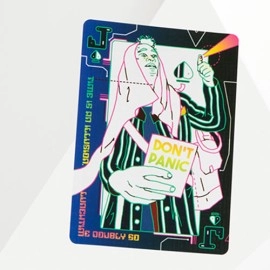 Mazzo di carte The Hitchhiker's Guide to The Galaxy- The Infinite Improbability Deck (Hotblack Deslato Limited Edition)