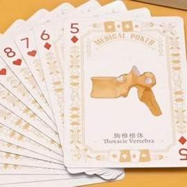 Mazzo di carte Medical Poker (White) Playing Cards