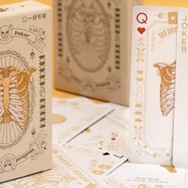 Mazzo di carte Medical Poker (White) Playing Cards