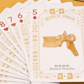 Mazzo di carte Medical Poker (White) Playing Cards