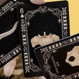 Mazzo di carte Medical Poker (Black) Playing Cards