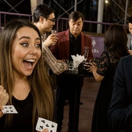 Face Off (Red) by Ron Salamangkero