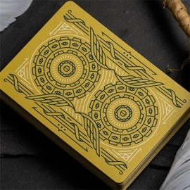 Mazzo di carte Celestial Valor Playing Cards by Giovanni Meroni (greenish yellow)