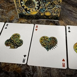 Mazzo di carte Mortalis Machina Cobalt Edition Playing Cards
