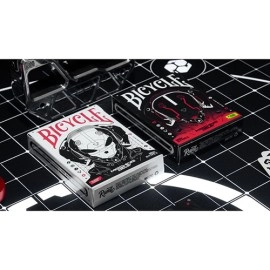 Mazzo di carte Bicycle Machine56 R-TYPE/3 White Playing Cards by RunIt Decks