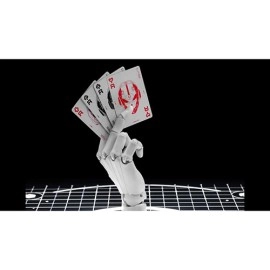 Mazzo di carte Bicycle Machine56 R-TYPE/3 White Playing Cards by RunIt Decks