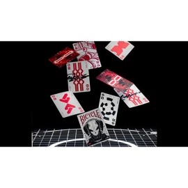 Mazzo di carte Bicycle Machine56 R-TYPE/3 White Playing Cards by RunIt Decks