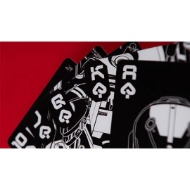 Mazzo di carte Bicycle Machine56 R-TYPE/2 Black Playing Cards by RunIt Decks