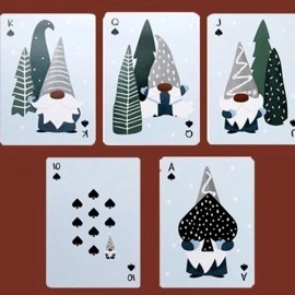 Mazzo di carte Christmas Gonk Playing Cards by Puckator UK
