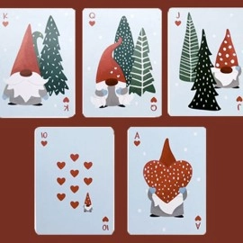 Mazzo di carte Christmas Gonk Playing Cards by Puckator UK