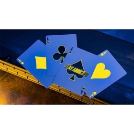 Mazzo di carte Bicycle Neon Rider Back Yellow-Starburst Deck Playing Cards