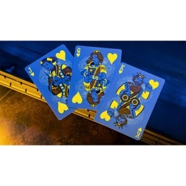 Mazzo di carte Bicycle Neon Rider Back Yellow-Starburst Deck Playing Cards