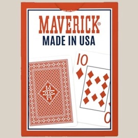Mazzo di carte Maverick Made in the USA (Red) Playing Cards