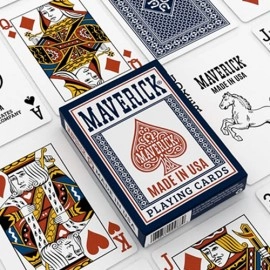 Mazzo di carte Maverick Made in the USA (Blue) Playing Cards