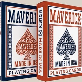 Mazzo di carte Maverick Made in the USA (Blue) Playing Cards