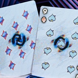 Mazzo di carte Radio Cat V2 Deck with Grating tuck case by Evokad