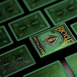 Mazzo di carte Bicycle Metalluxe Green Playing Cards by US Playing Card Co.